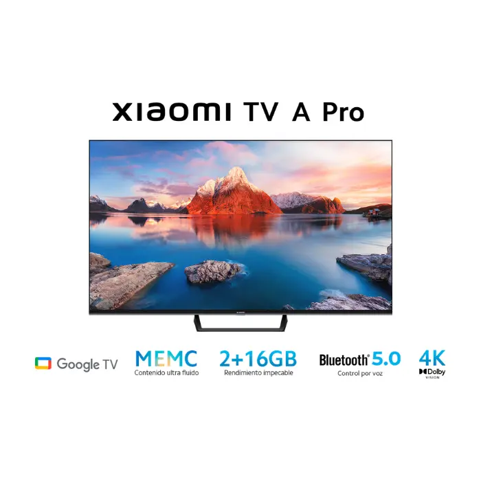 TV LED 32  Xiaomi TV A2, HD, Smart TV, Control por voz, Dolby